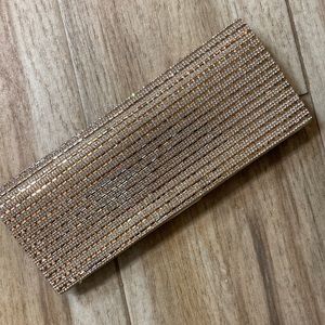 Gold jewel clutch